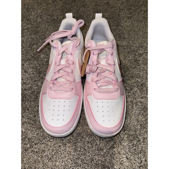 Size 7Y- Nike Court Borough Low RecraftPink Foam